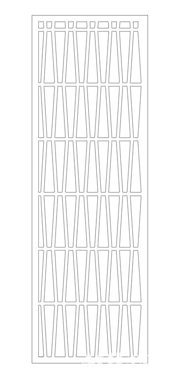 Резная 3D перегородка Bamboo Panel 2